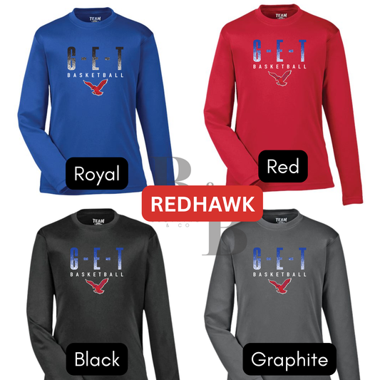 G-E-T Basketball Performance Long Sleeve Shirts Adult & Youth