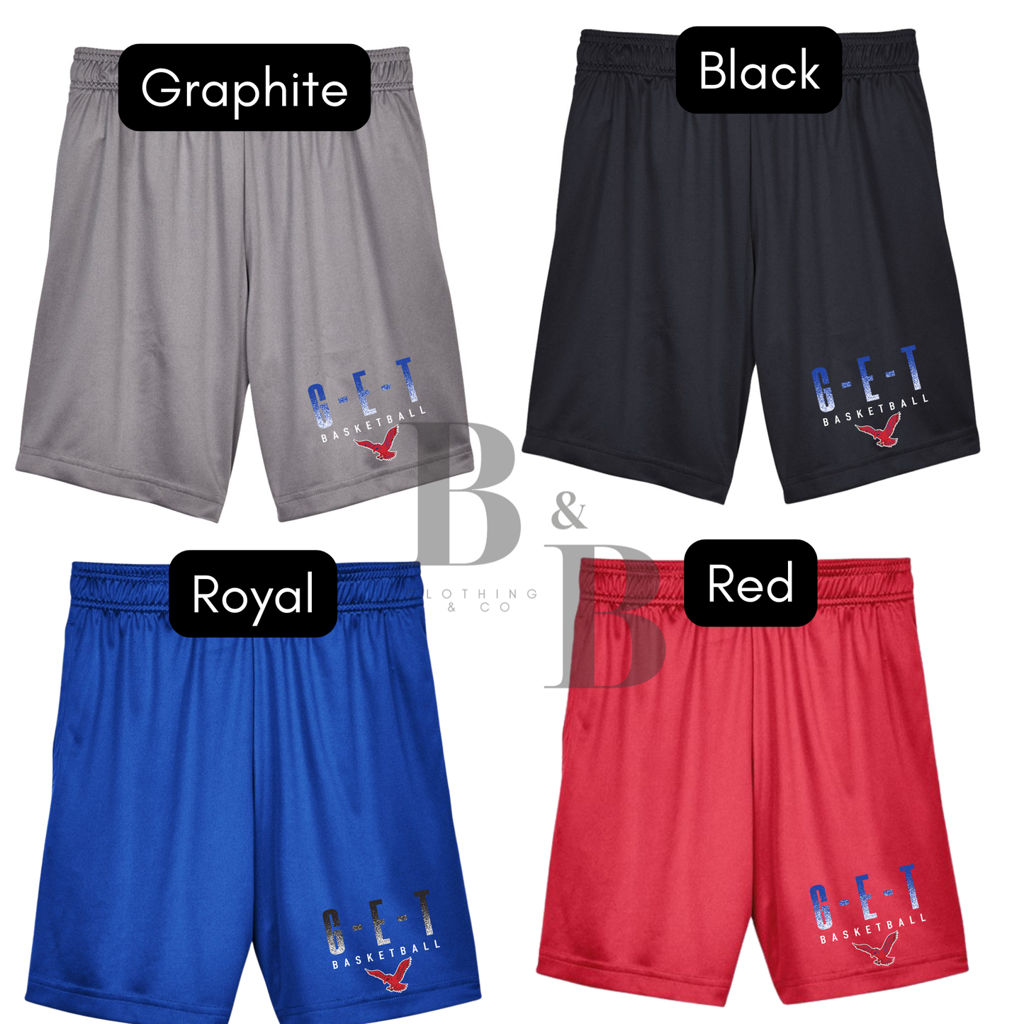 Performance Athletic Shorts Adult & Youth