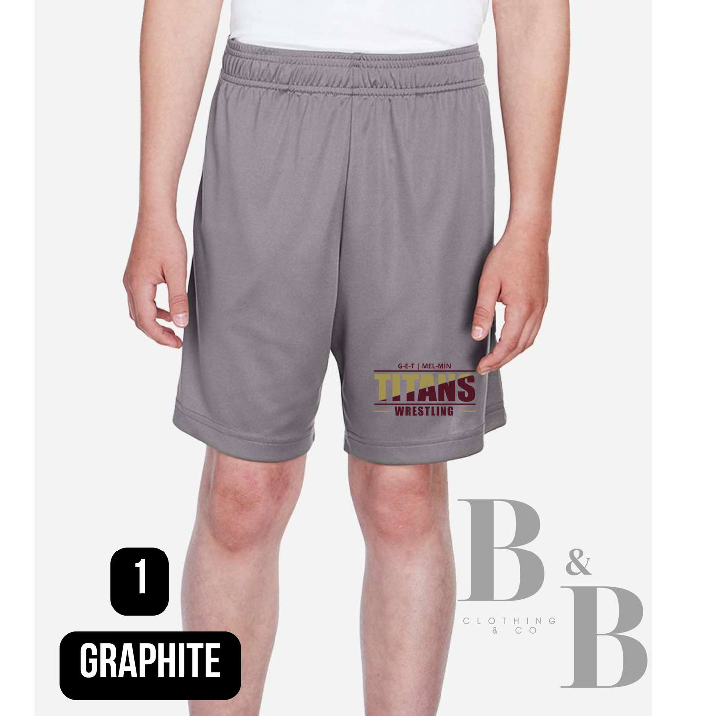 Titan Wrestling Performance Athletic Shorts Adult & Youth