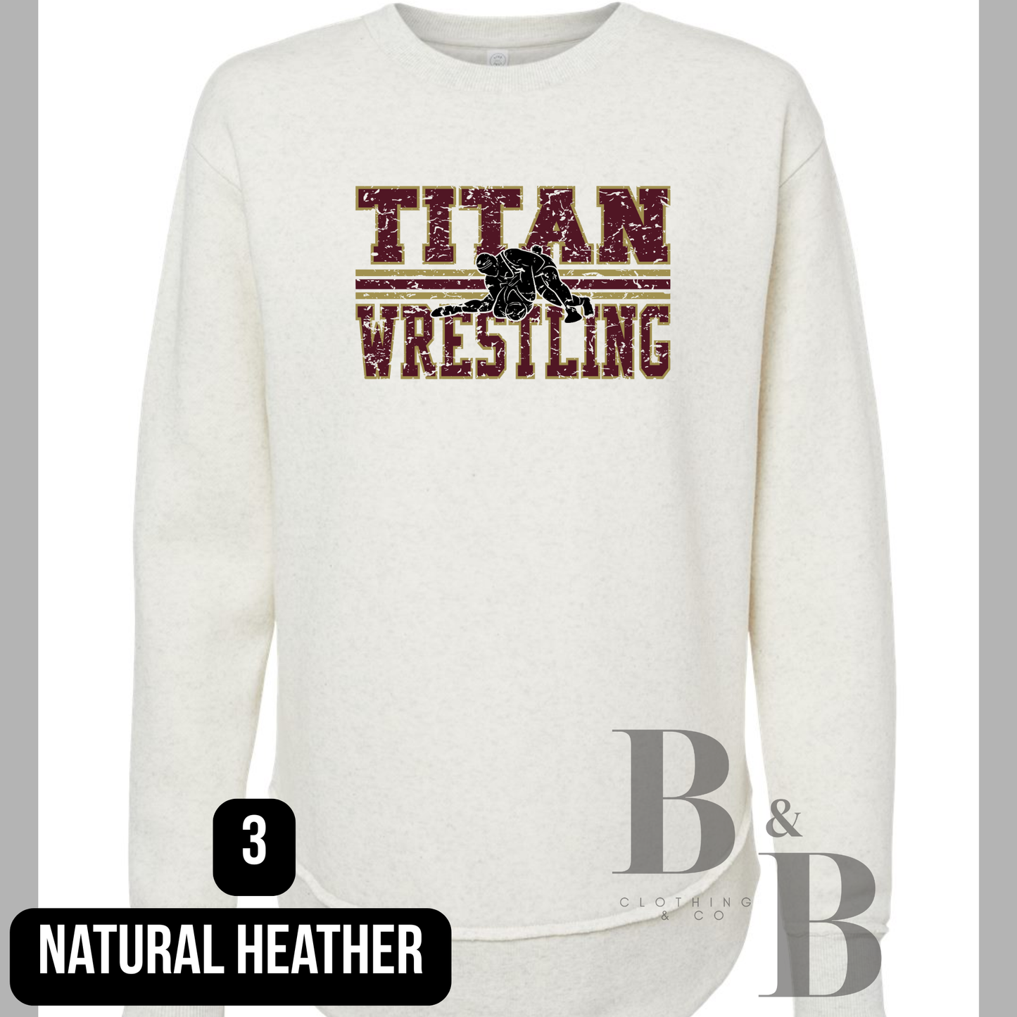 Titans Wrestling- Women's Comfy Fleece