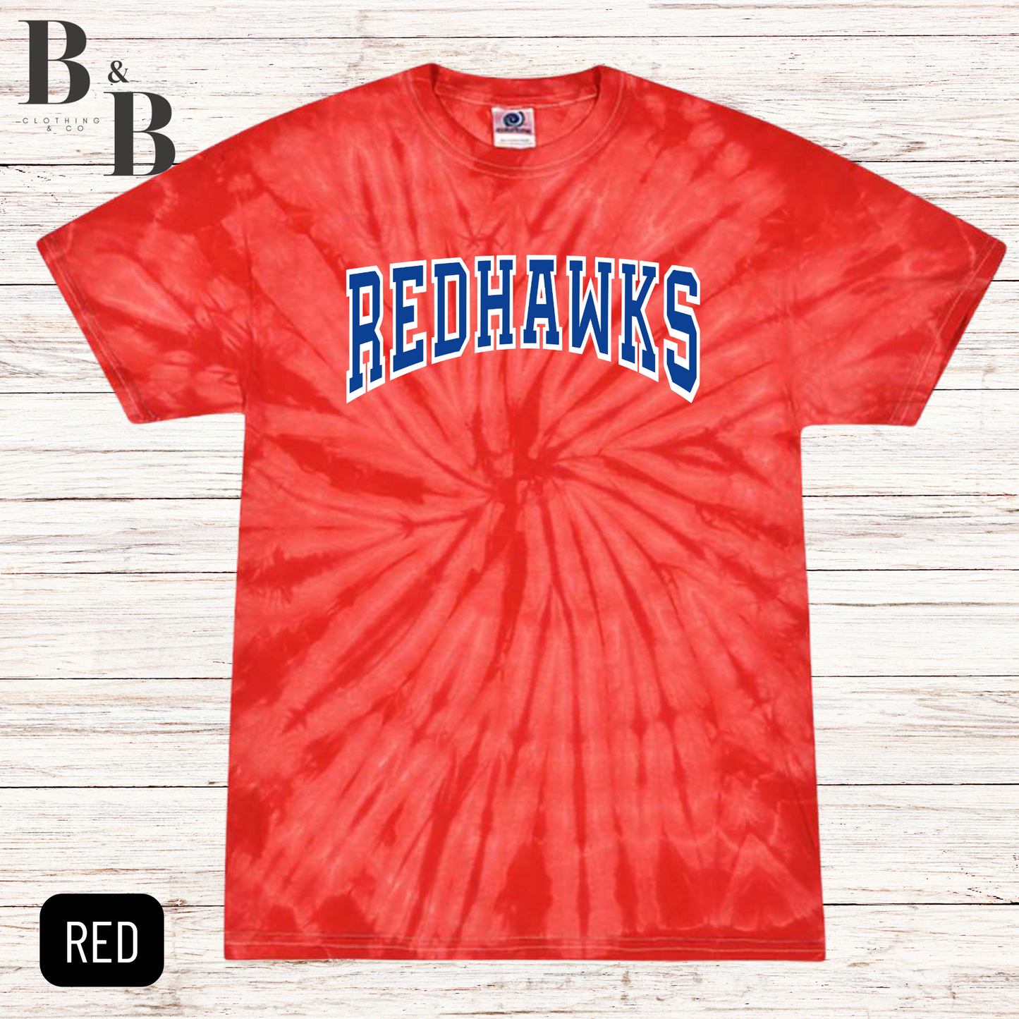 REDHAWKS Tie- Dyed Tee