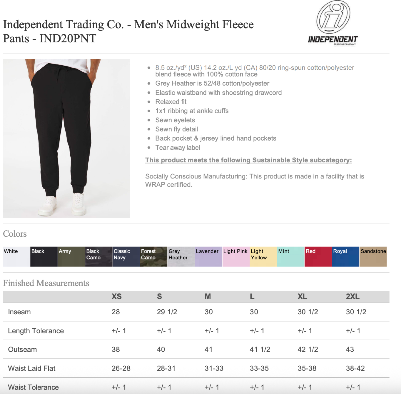 G-E-T Football Black Sweatpants