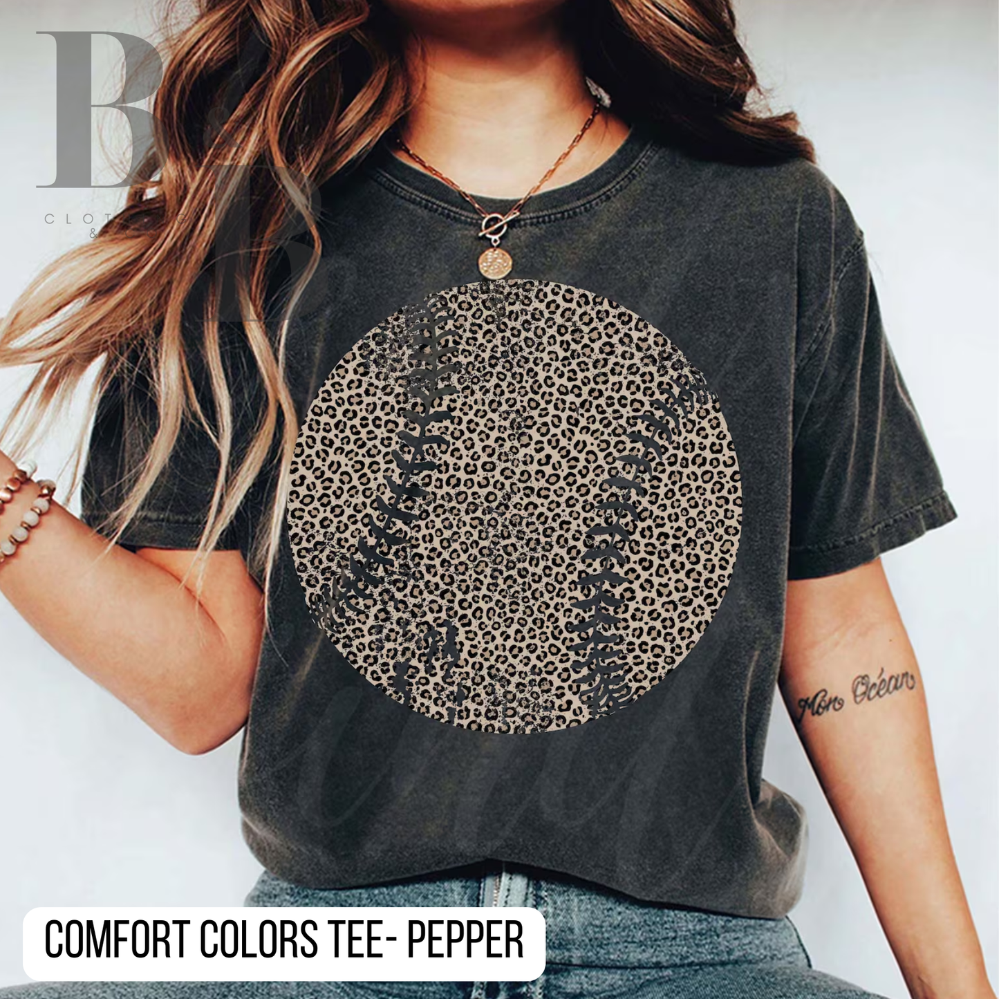 Leopard Cheetah Baseball Tee|Sweatshirt