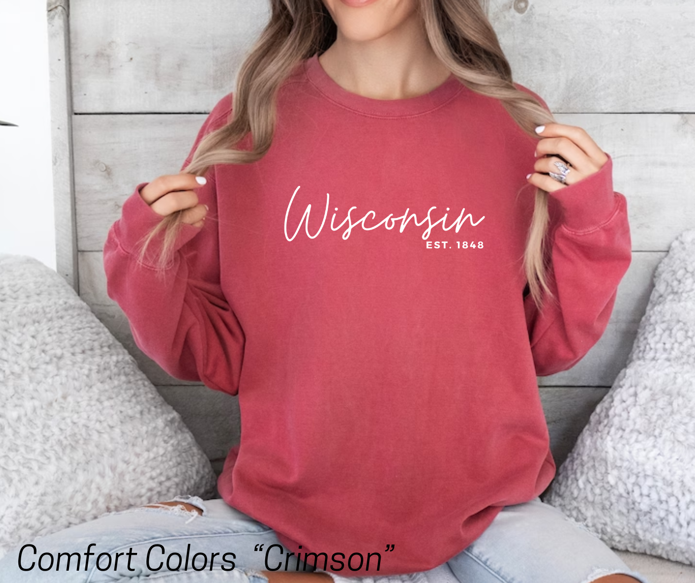 WI Script Sweatshirt