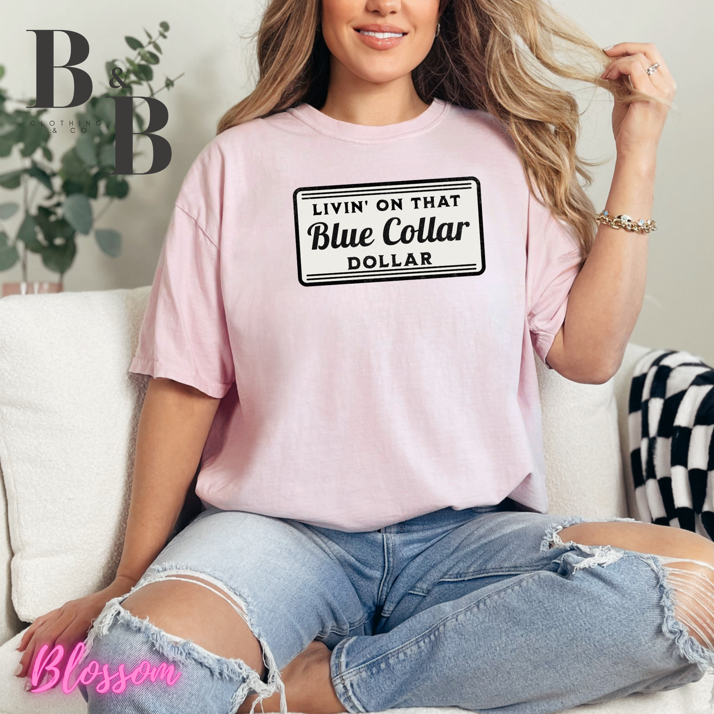 Livin' On That Blue Collar Dollar- Adult