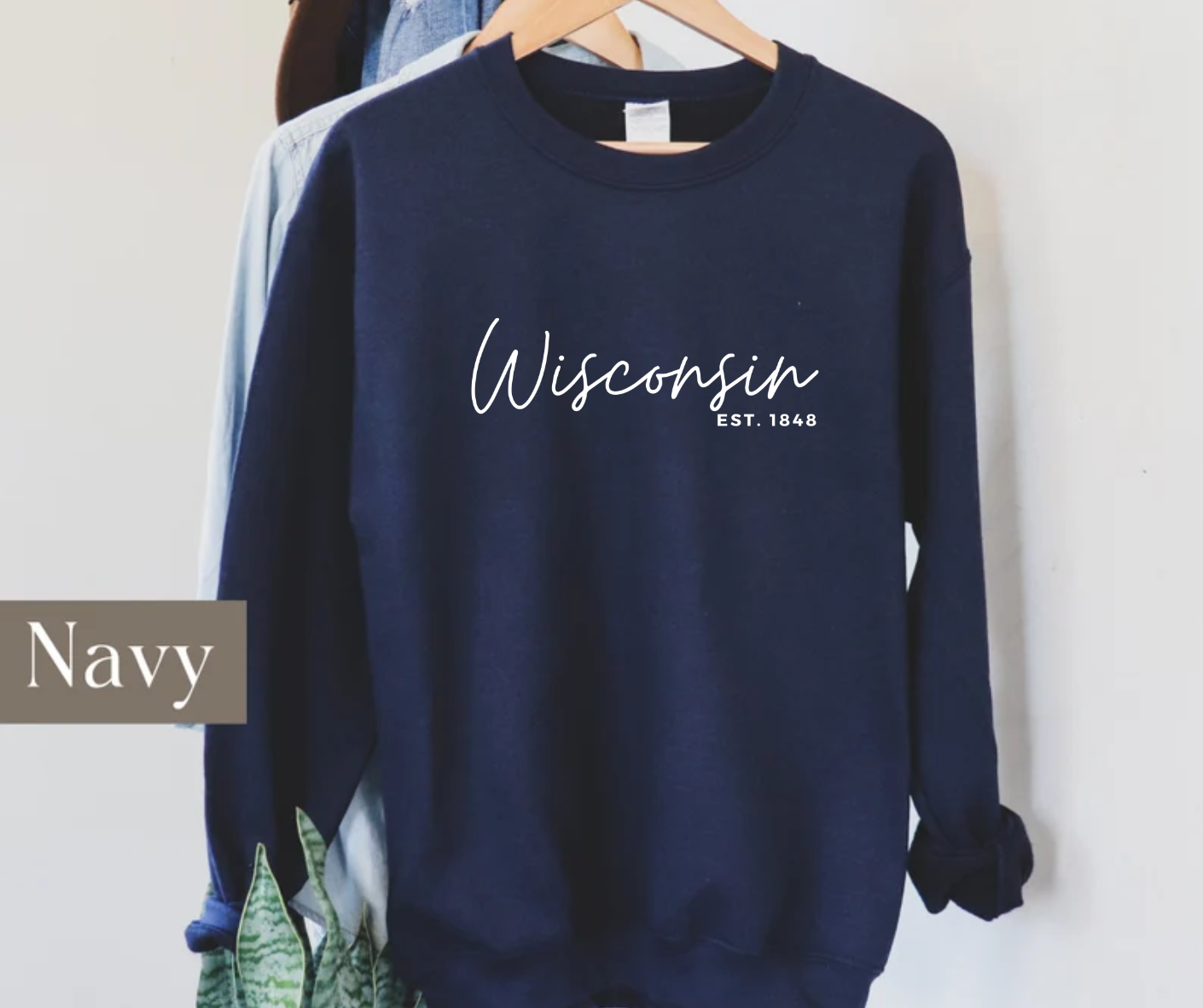 WI Script Sweatshirt