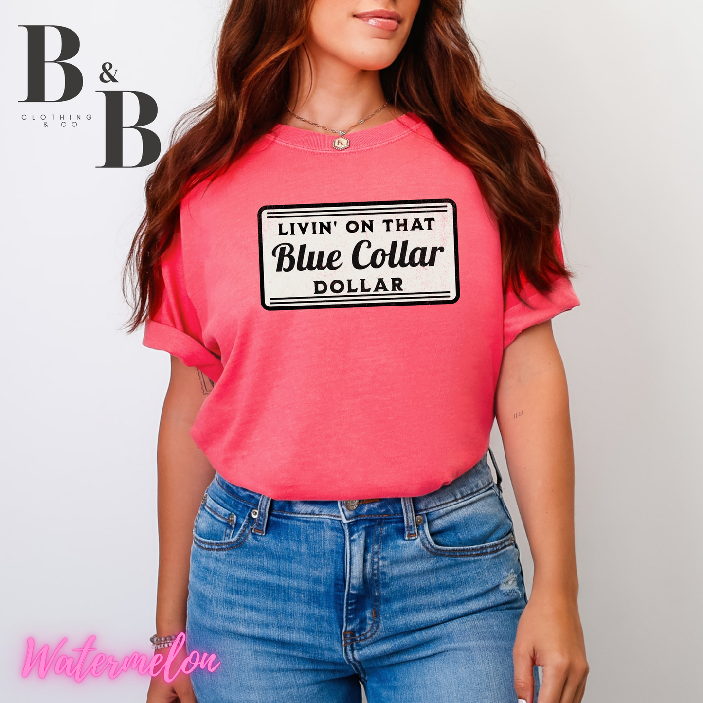 Livin' On That Blue Collar Dollar- Adult