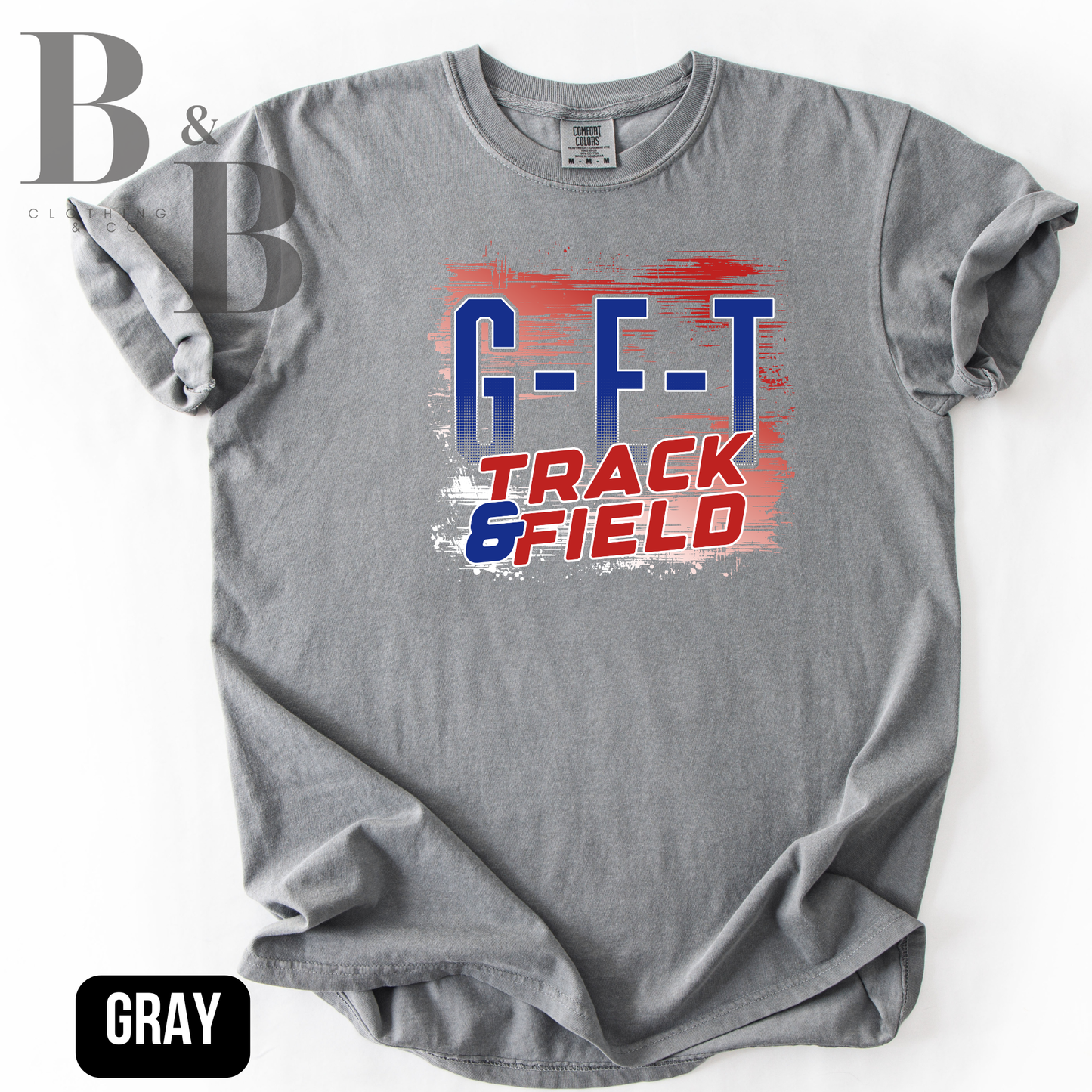 G-E-T Track & Field Adult Comfort Colors Tee/Crewneck