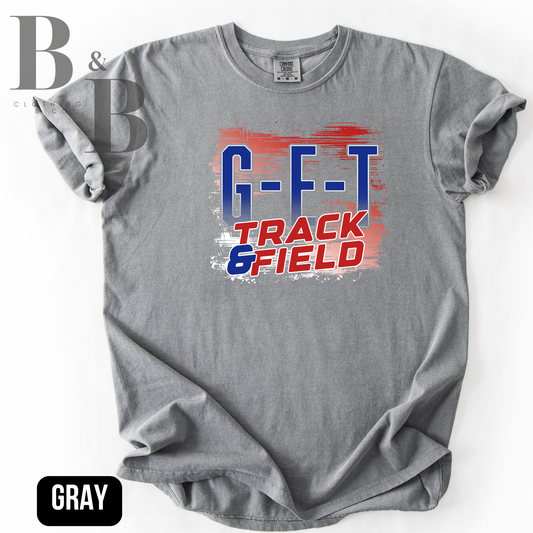 G-E-T Track & Field Adult Comfort Colors Tee/Crewneck