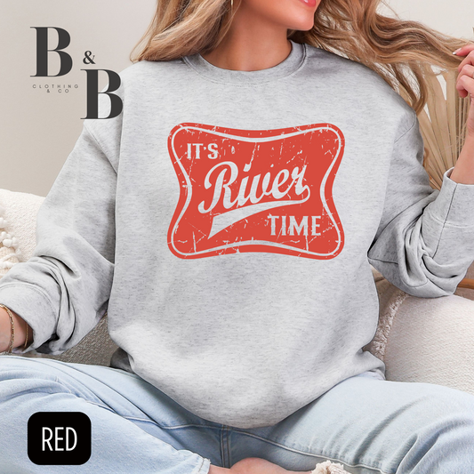 It's River Time Crewneck