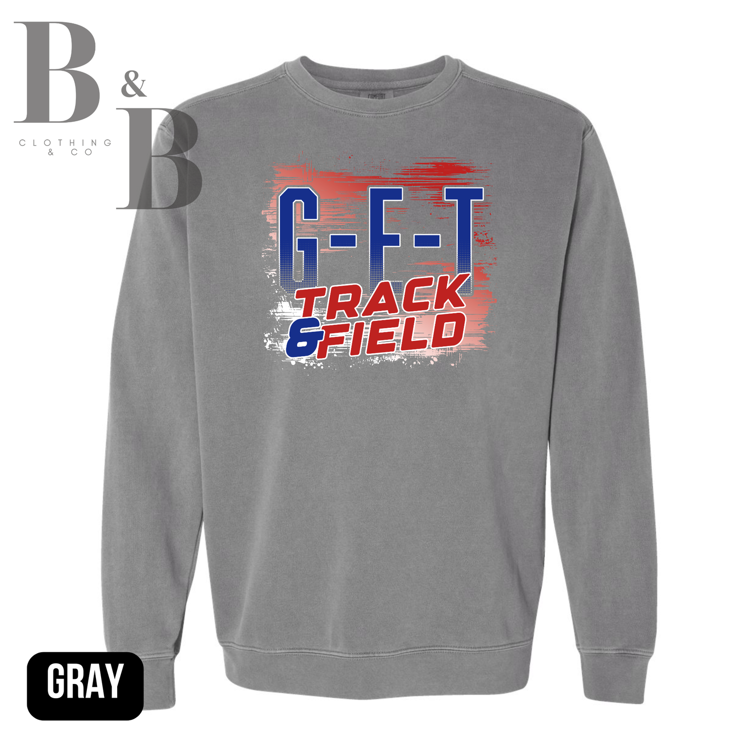 G-E-T Track & Field Adult Comfort Colors Tee/Crewneck