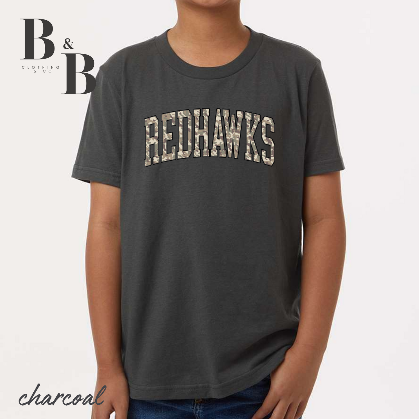 Camo Redhawks Youth Tee/Sweatshirts