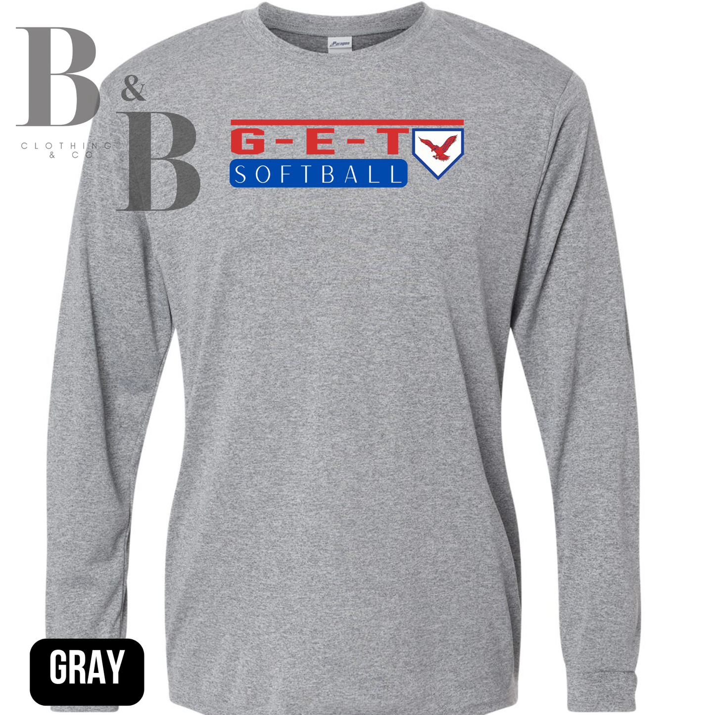 G-E-T Softball 2 Adult Performance Long Sleeve Shirts
