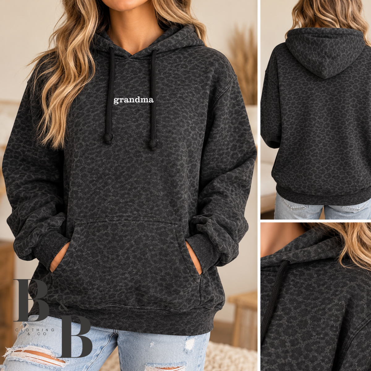 Leopard Print Hoodie- Personalized 🖤