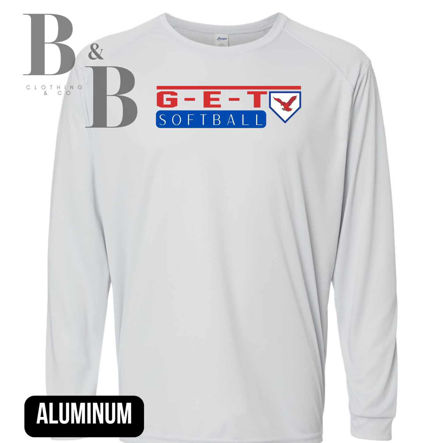 G-E-T Softball 2 Adult Performance Long Sleeve Shirts