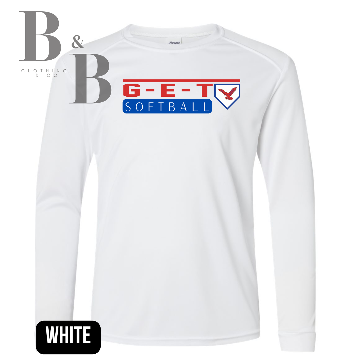G-E-T Softball 2 Adult Performance Long Sleeve Shirts