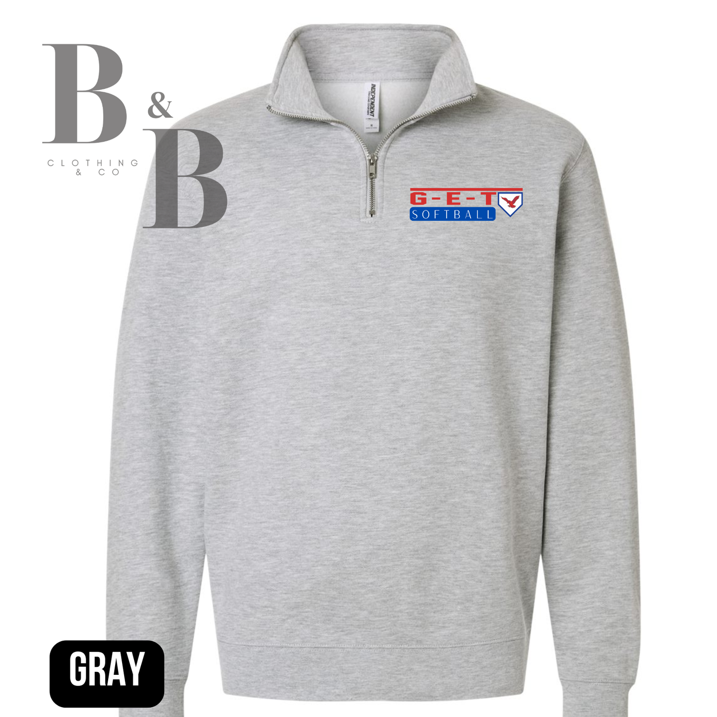 G-E-T Softball Quarter Zips
