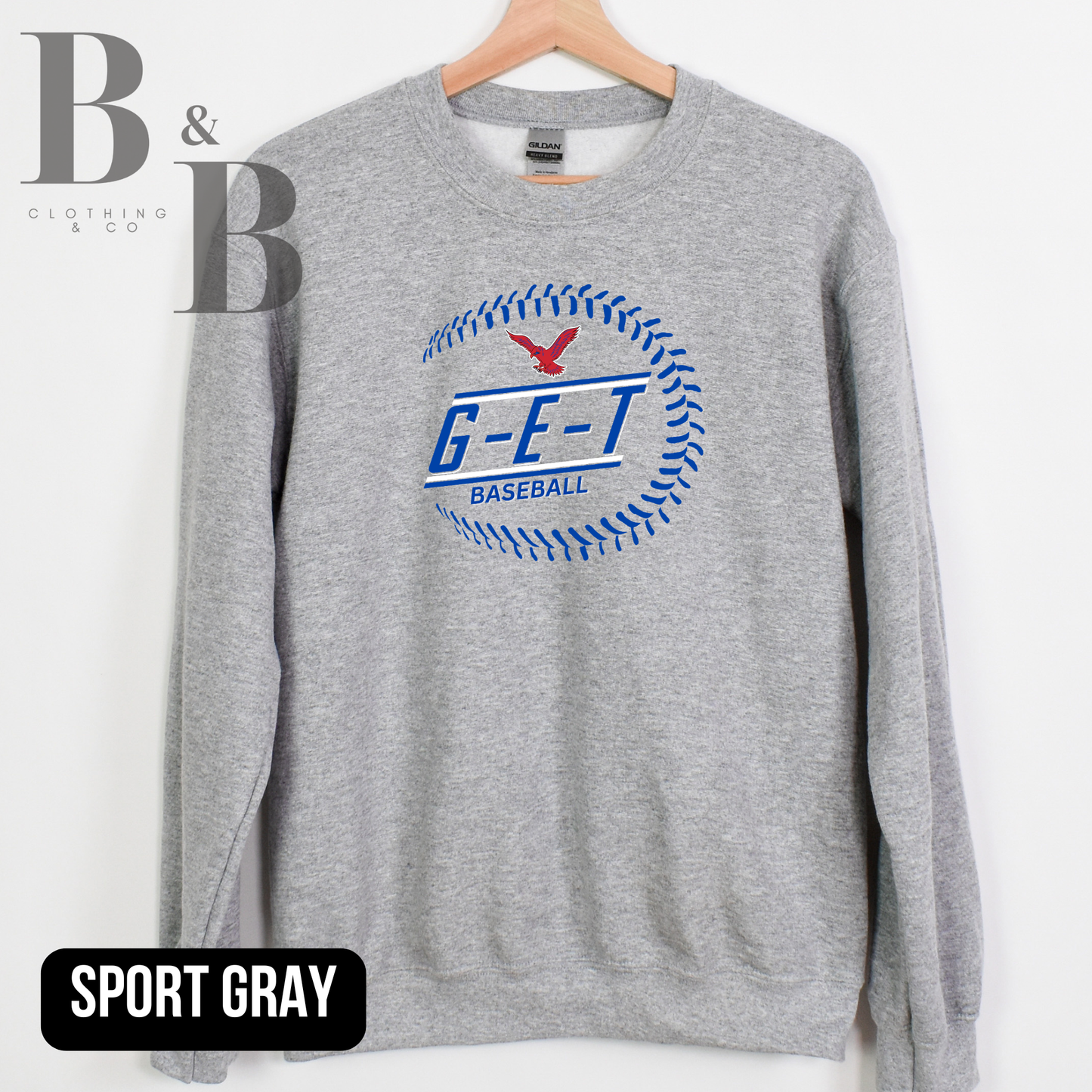 G-E-T Baseball 3 Children's Crew|Hoodie