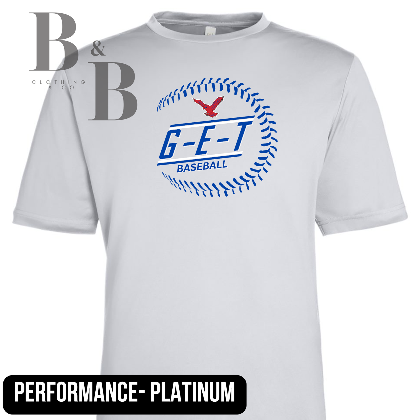 G-E-T Baseball 3 Adult & Youth Performance Tee
