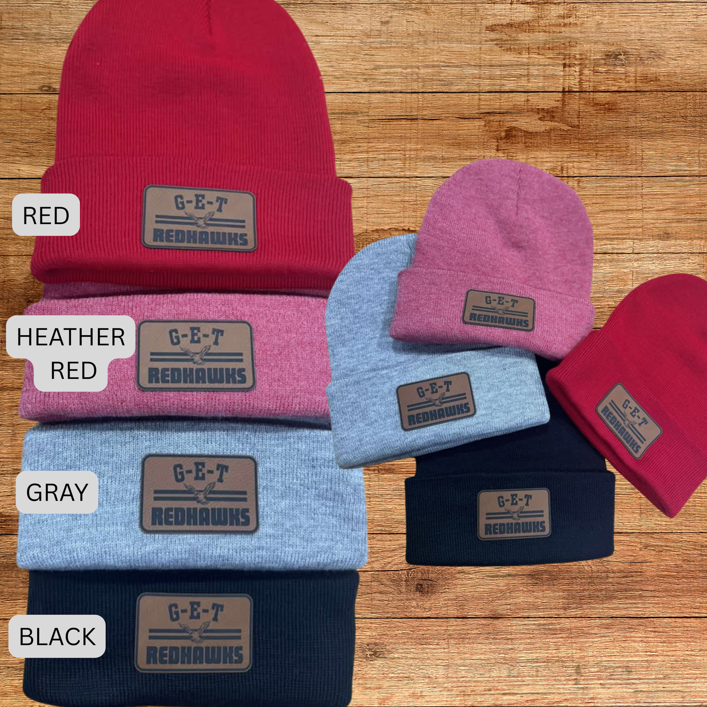 G-E-T Cuffed Beanies
