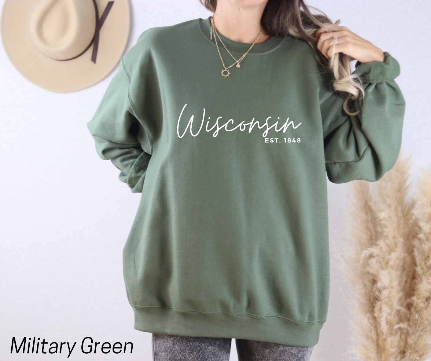 WI Script Sweatshirt