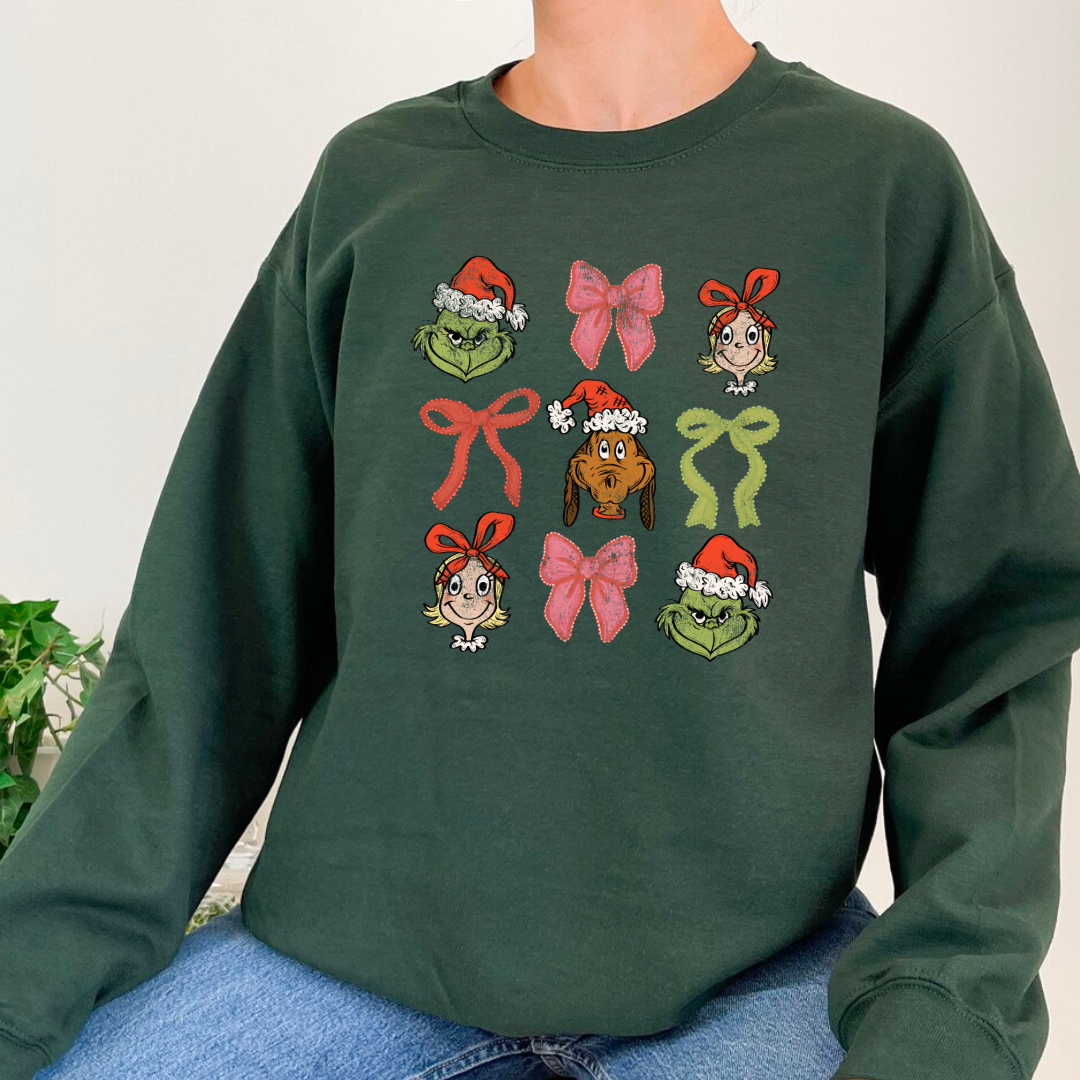 Grinch Bows