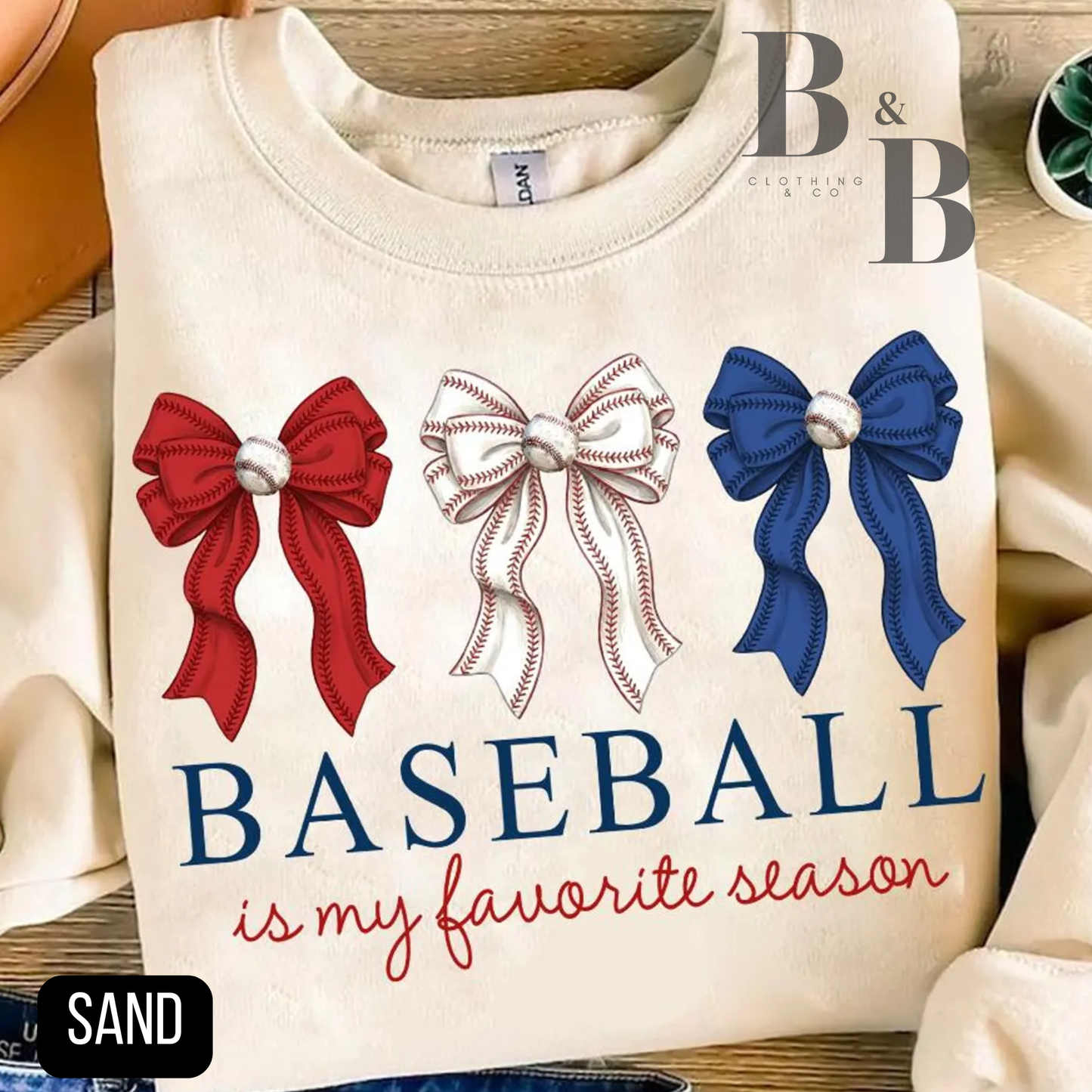 Baseball Is My Favorite Season Bows