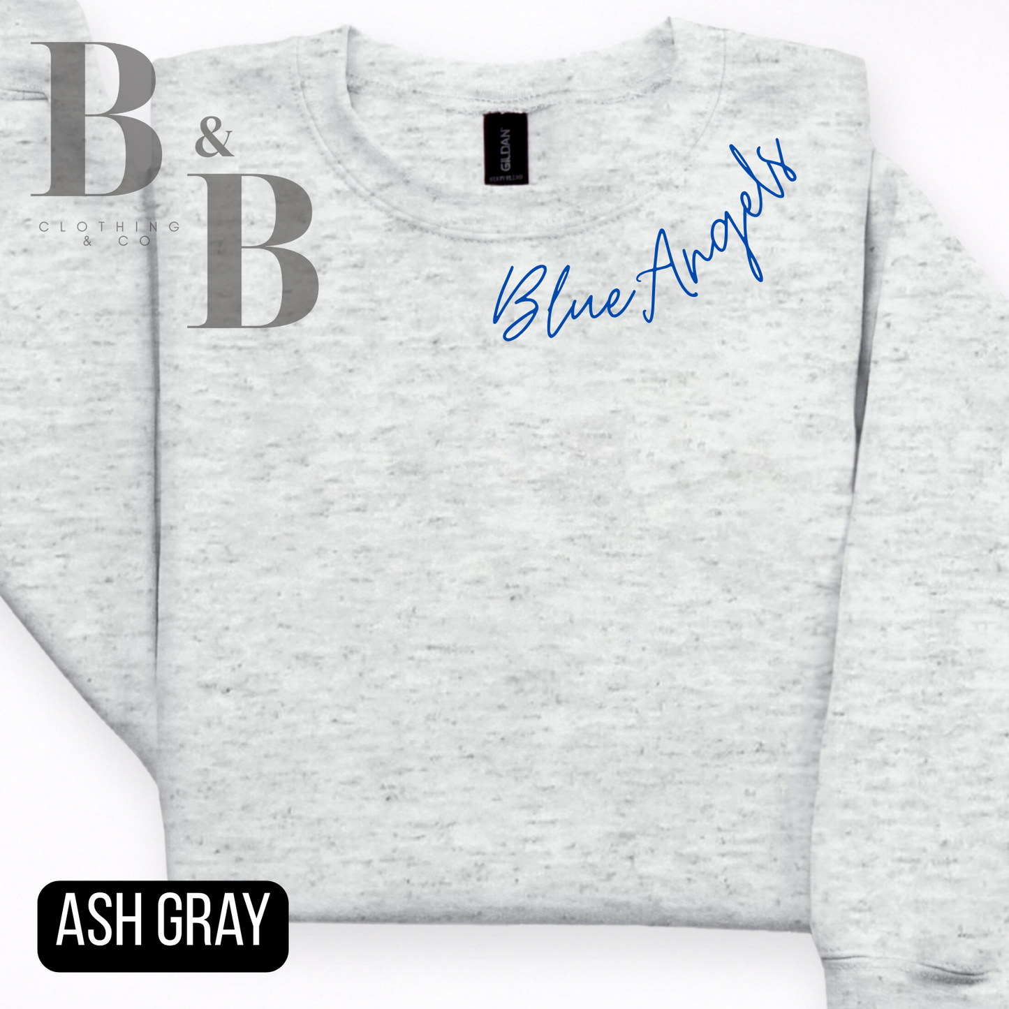 Blue Angels Collar Crewneck Sweatshirt- Adult