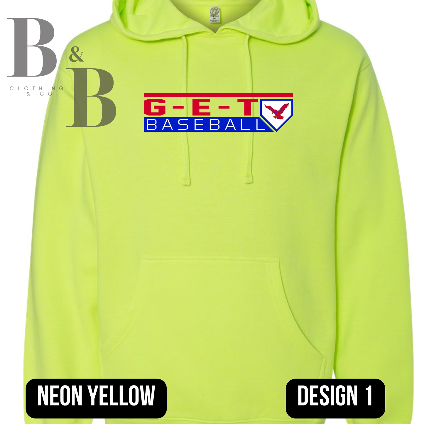 G-E-T Softball/Baseball Neon Adult Tee|Crew|Hoodie