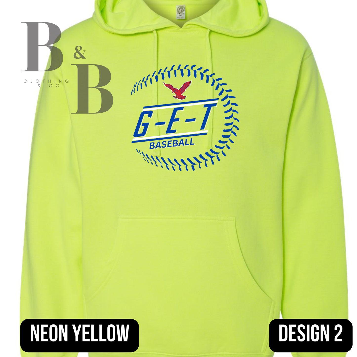 G-E-T Softball/Baseball Neon Adult Tee|Crew|Hoodie