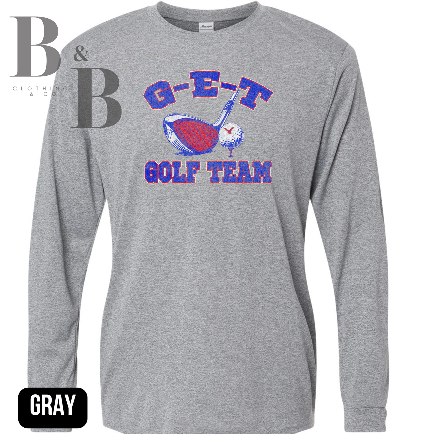 G-E-T Golf Adult Performance Long Sleeve Shirts