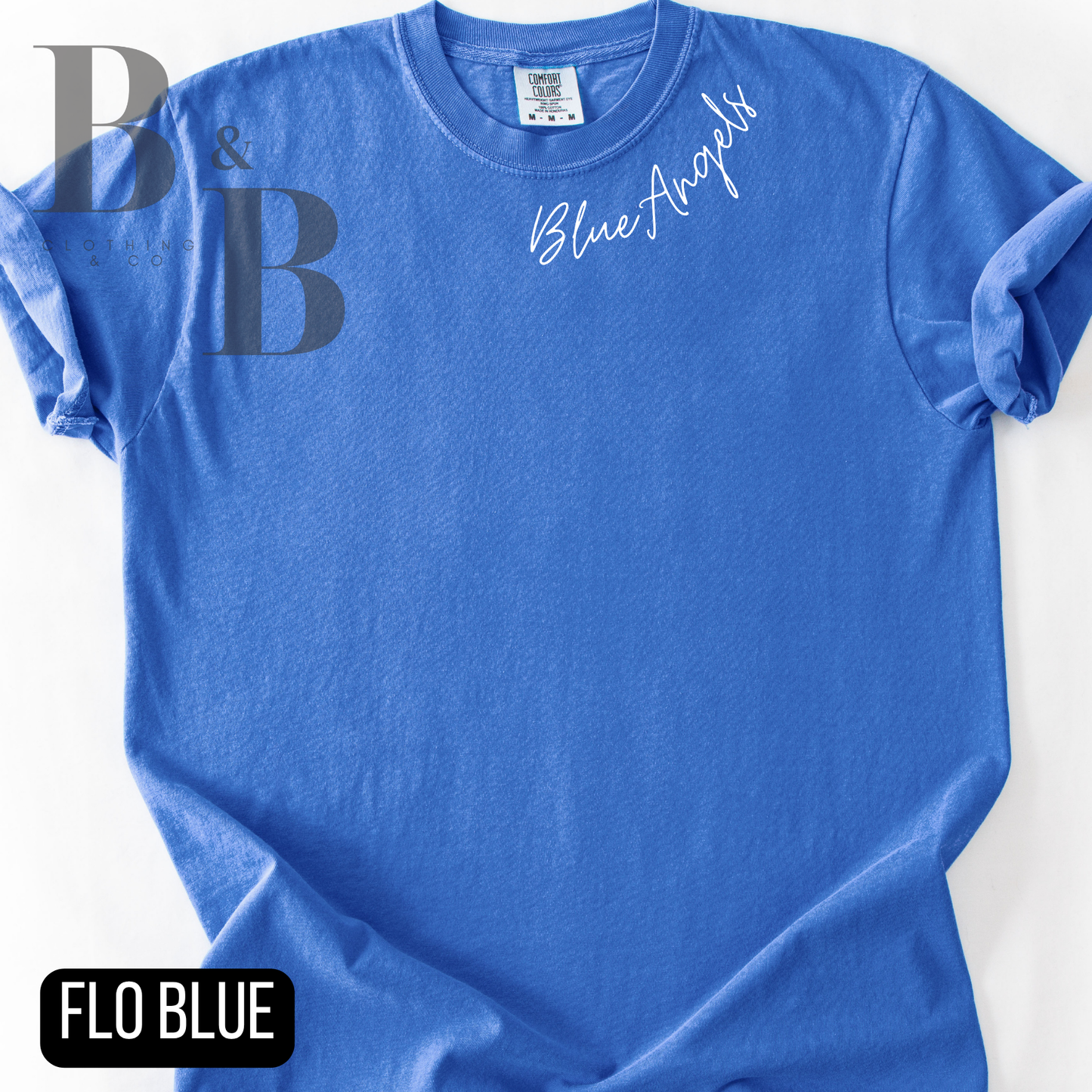 Blue Angels Collar Comfort Colors Tee- Adult & Youth