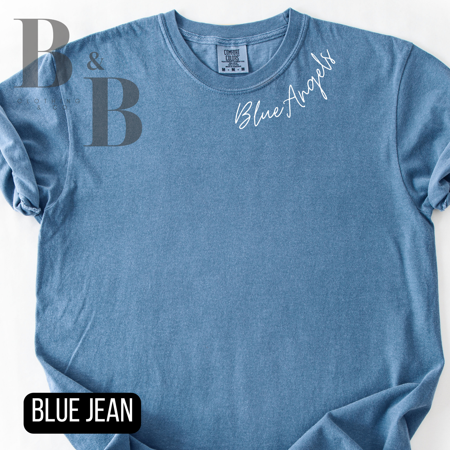 Blue Angels Collar Comfort Colors Tee- Adult & Youth