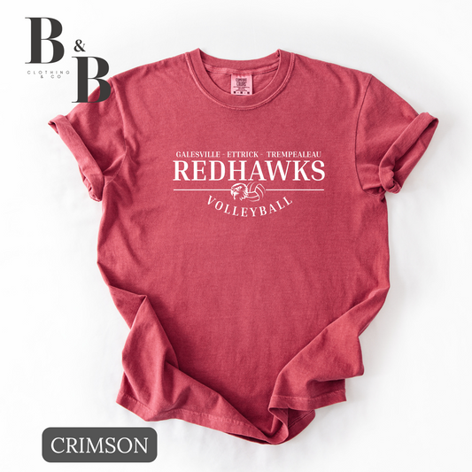 G-E-T Redhawk Volleyball Comfort Colors