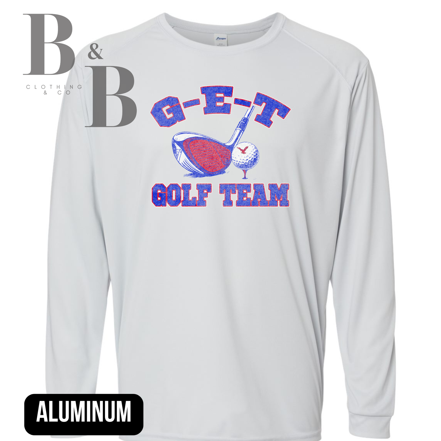 G-E-T Golf Adult Performance Long Sleeve Shirts