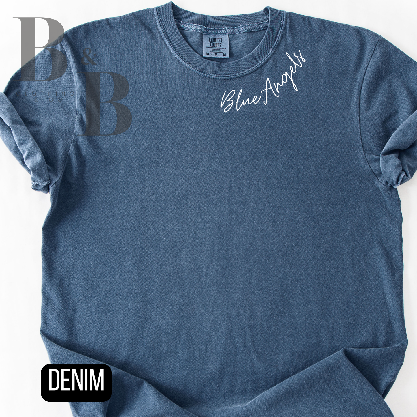 Blue Angels Collar Comfort Colors Tee- Adult & Youth
