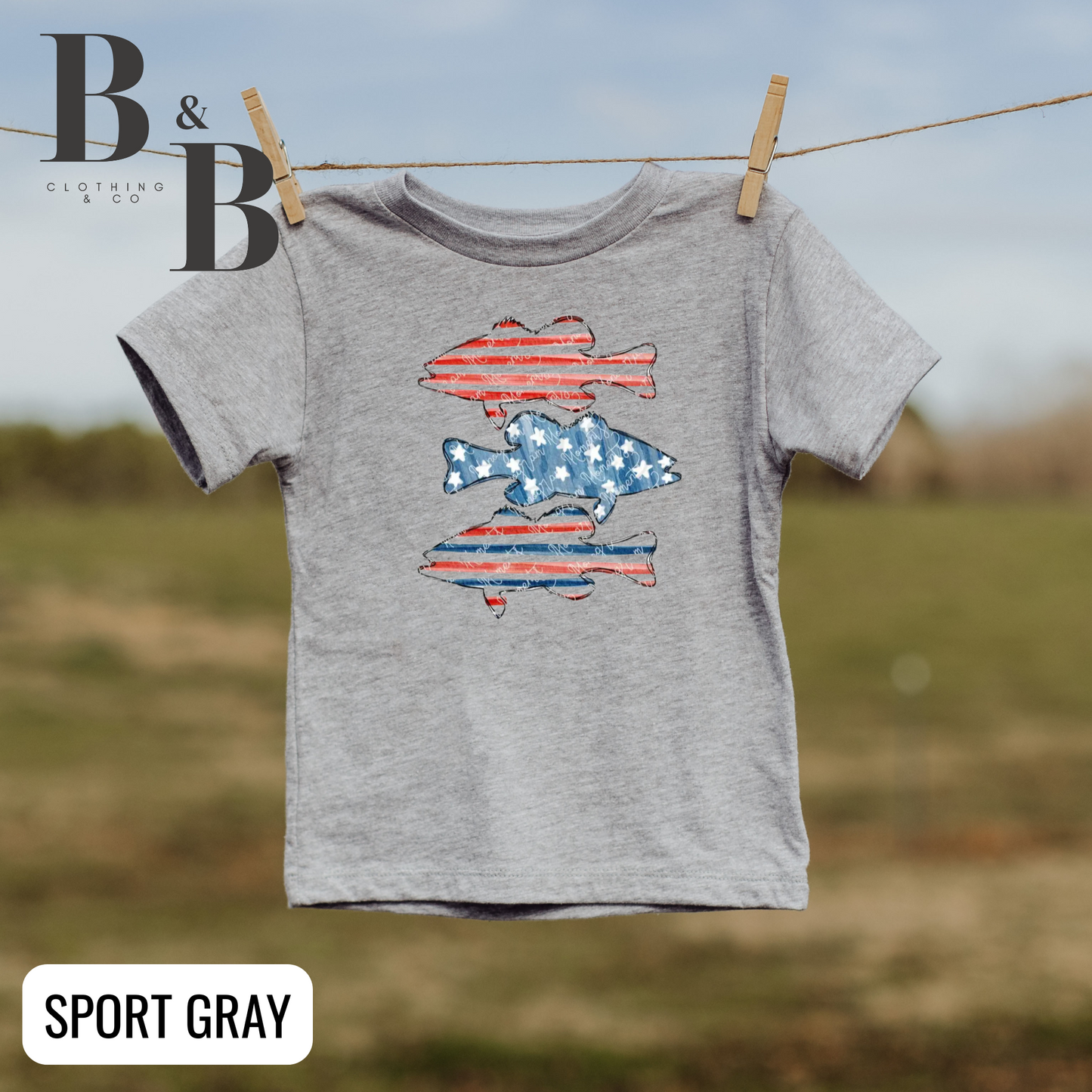 Red White & Blue Fish Youth