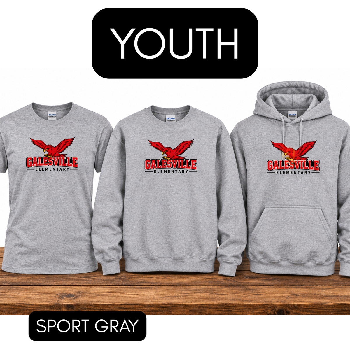 GE Youth Tee|Crew|Hoodie