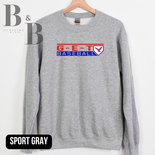 G-E-T Baseball 1 Children's Crew|Hoodie