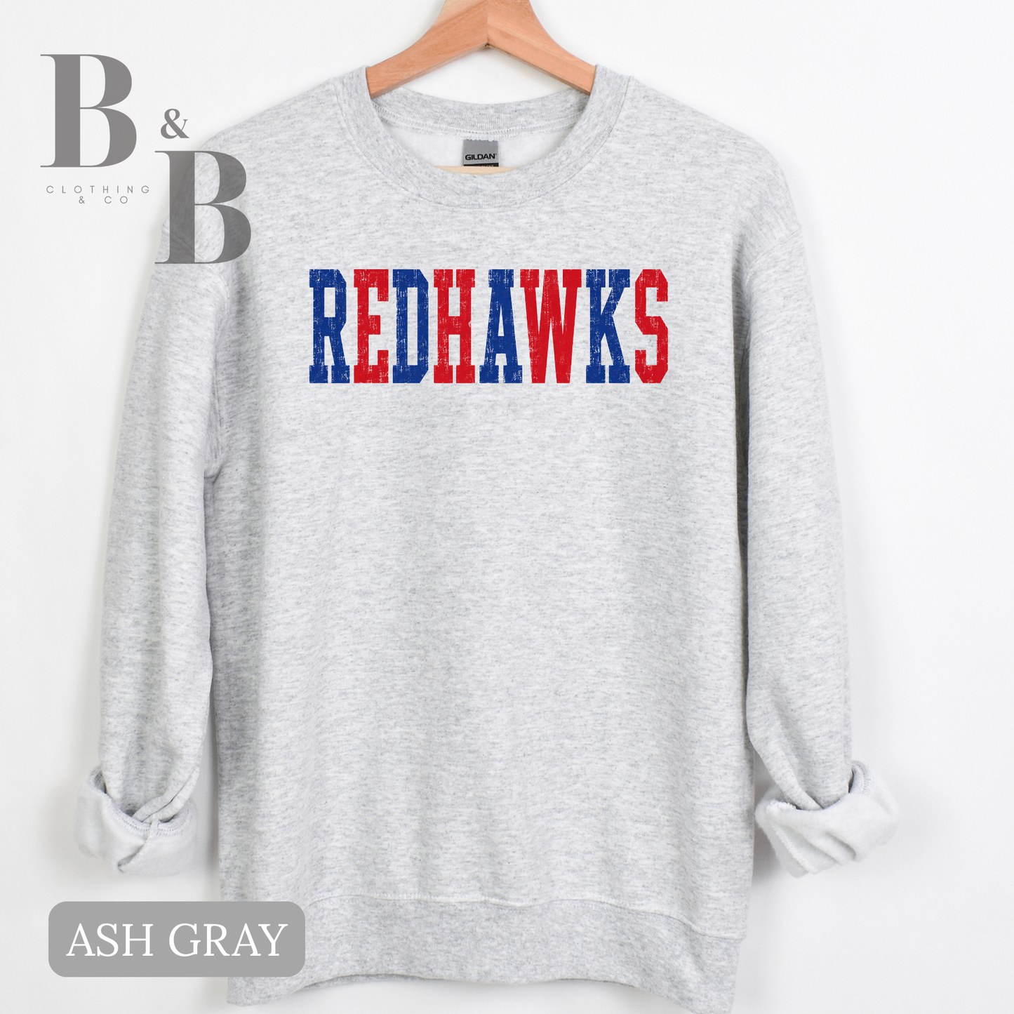 REDHAWKS Red+Blue  Tee|Crewneck|Hoodie