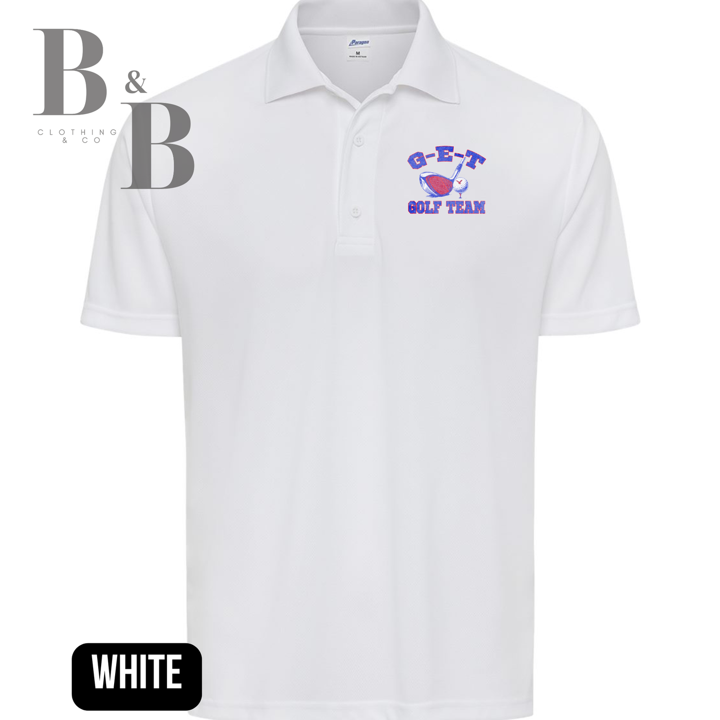 G-E-T Golf Performance Polo Men + Womens