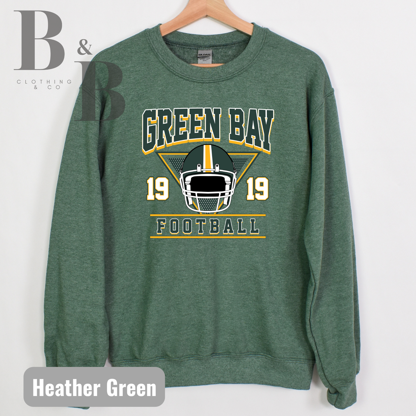 Green Bay Gridiron Tee|Crew|Hoodie