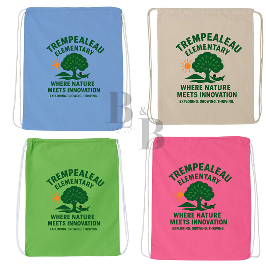 TE- Drawstring Backpacks