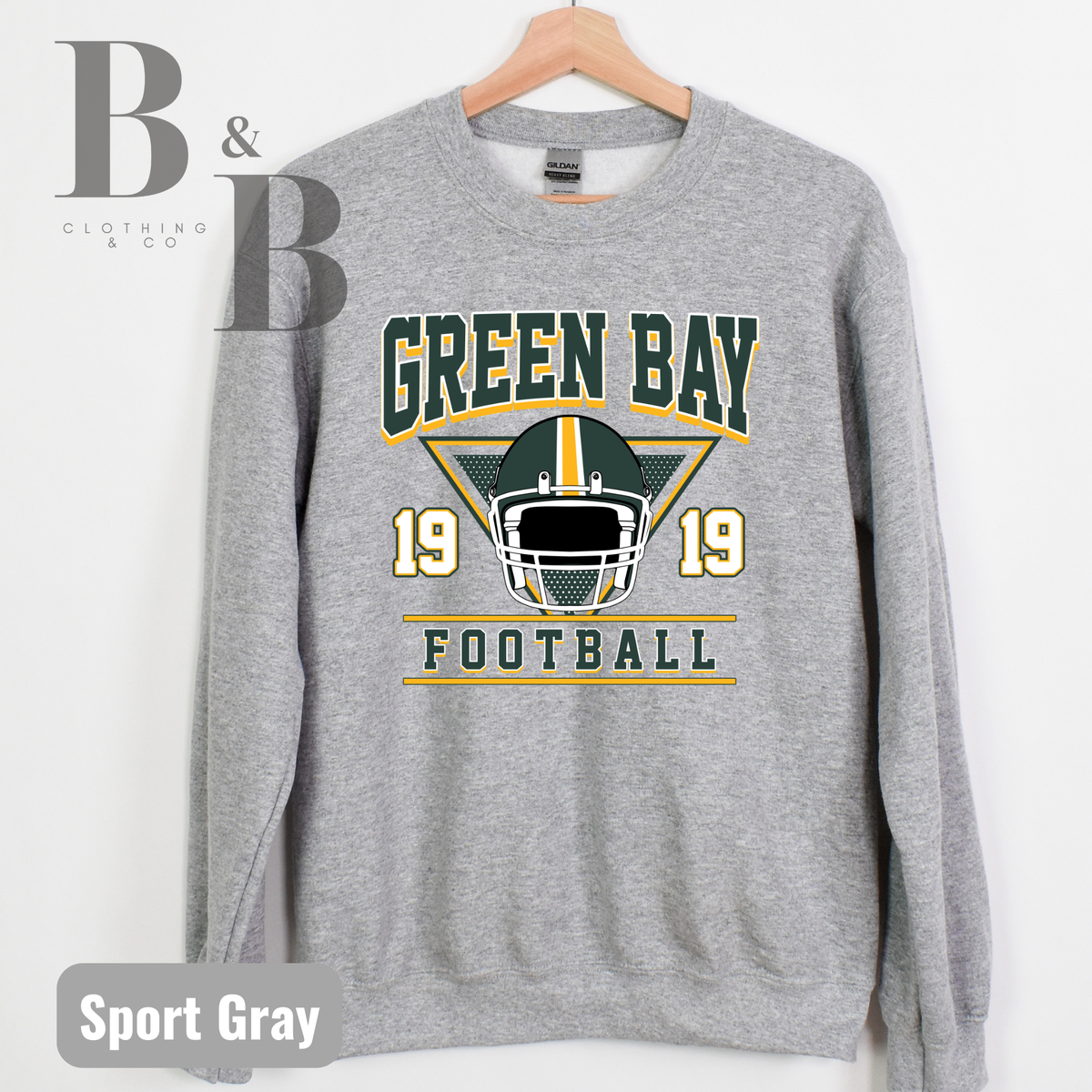 Green Bay Gridiron Tee|Crew|Hoodie