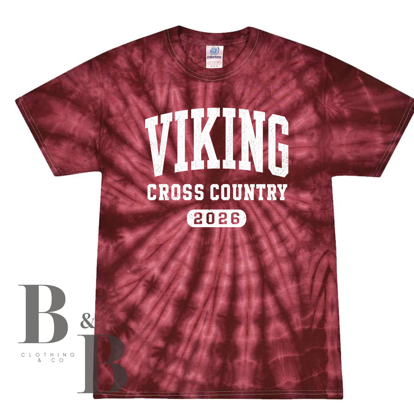 VIKING Fall Sports 2026 Tie Dye Tee- Volleyball|Football|Cross Country