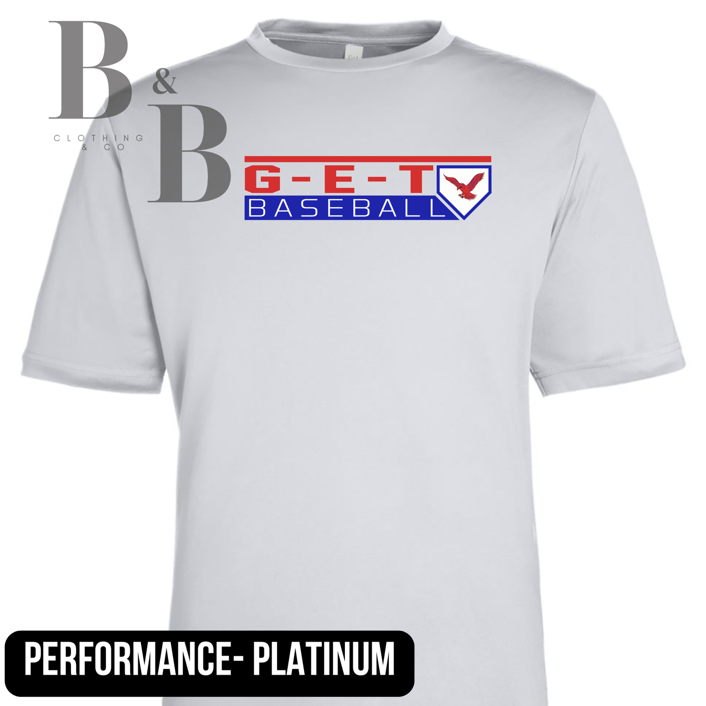 G-E-T Baseball 1 Adult & Youth Performance Tee