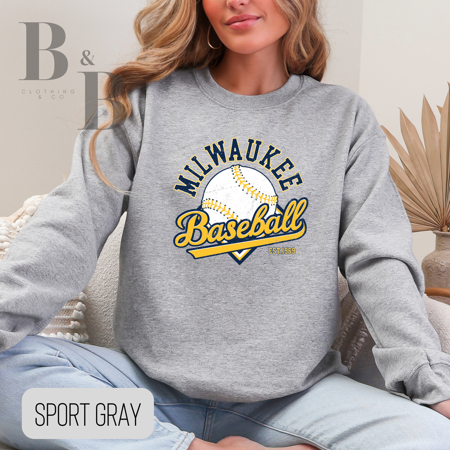 Milwaukee Baseball- Adult Tee|Crewneck|Hoodie