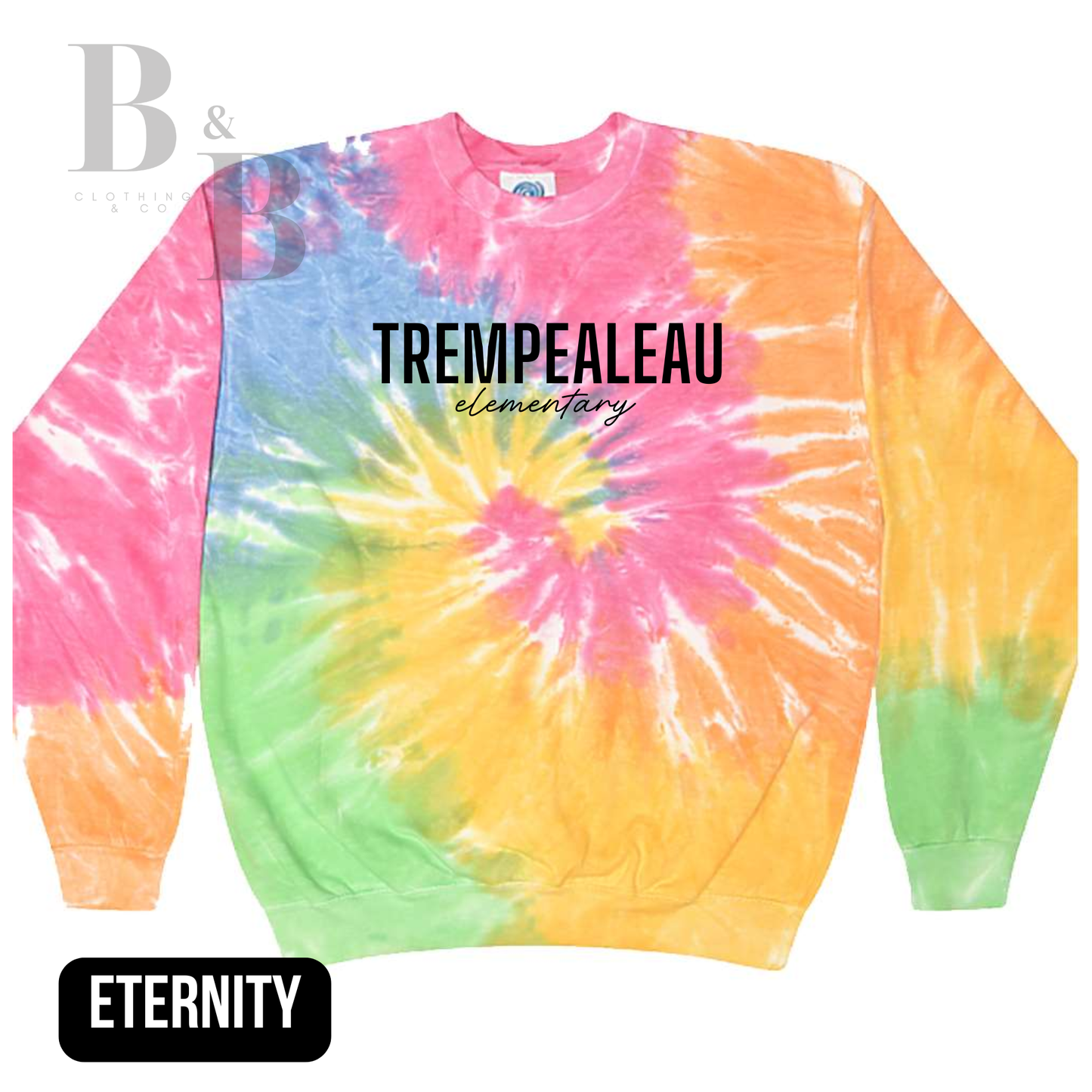 TE- Adult Tie-Dye Crewneck Sweatshirt