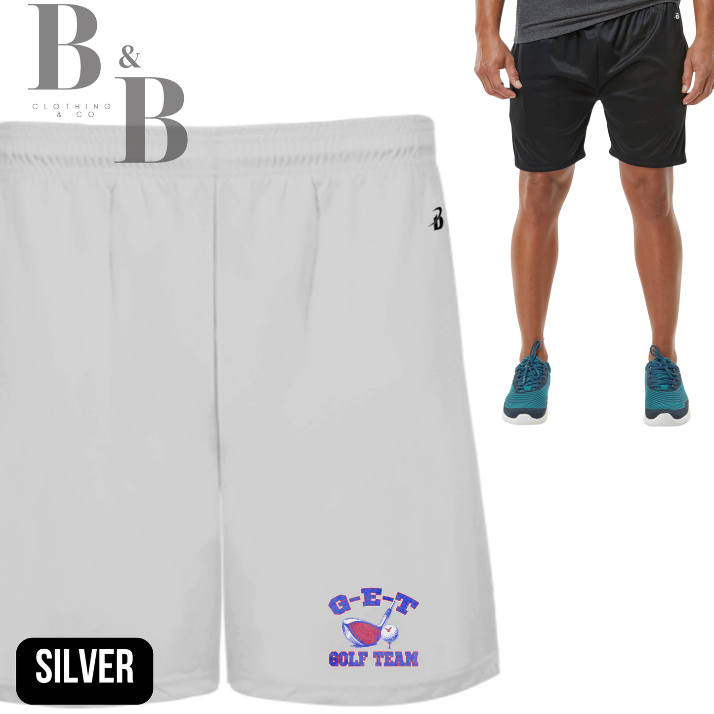 G-E-T Golf Men's Athletic Shorts