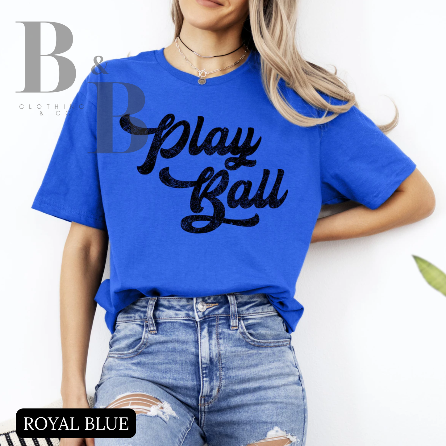 PLAY BALL Tee- Choose your color.